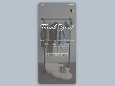 Thank You - Daily UI 77