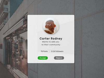 Pending Invitation - Daily UI 78