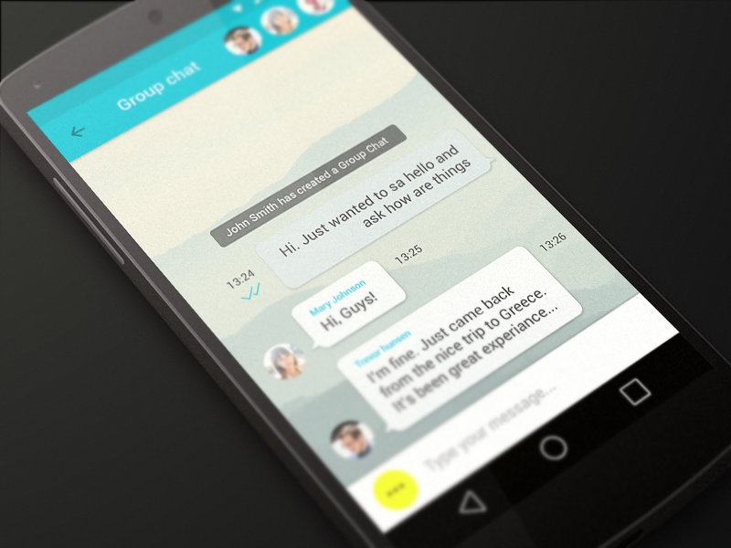 Multi Chat Android App by Dima Shvedun on Dribbble