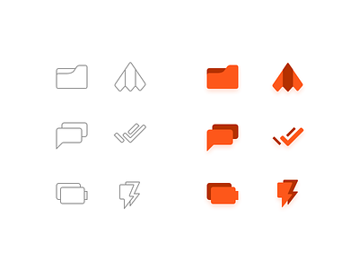 Some routine icons design icons mobile ui vector