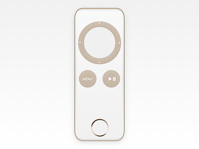 Apple TV remote concept apple concept control design icon remote tv