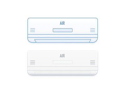 Air Conditioner air conditioner design icon illustration sketch ui vector