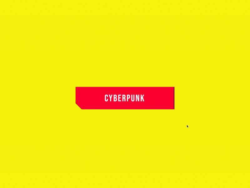 cyberpunk button css 3 css animation