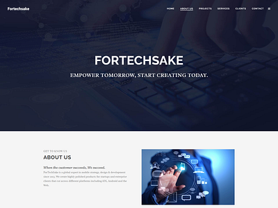 Fortechsake uiuxdesign webdesign website concept website design websites