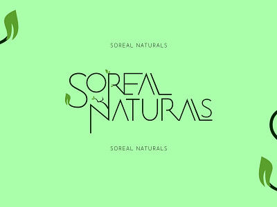 SOREAL NATURALS (LOGO SUBMISSION) brand identity branding cosmetics graphic design graphic designer logo logo design nature