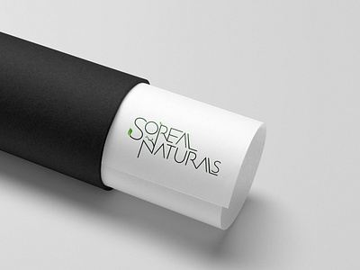 SOREAL NATURALS PAPER LOGO MOCKUP