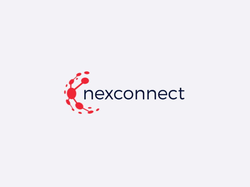 Nextconnect logo animation animation animation 2d design gradient illustration logo minimal motion graphic text vector