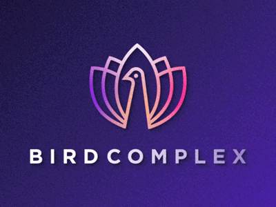 Birdcomplex logo animation animation animation 2d design illustration logo loop loop animation motion graphic shapes vector