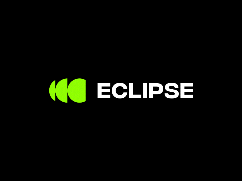 ECLIPSE Logo animation animation animation 2d design logo motion graphic
