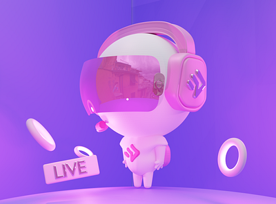 GoStudio 3d animation blender branding logo ui