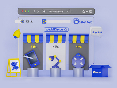 3D Ui Masterkala.com