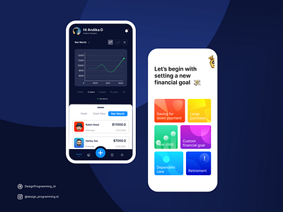 Finance App android app application bank design finance app gradient ios money transfer statistics ui ui design ux