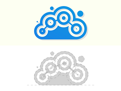 DEEM - cloud financial platform brand branding cloud details financial management system icon identity logo logos symbol
