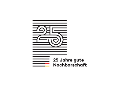 25 Jahre gute Nachbarshaft 25 lesstudio nachbarschaft sasiedztwo stripes studioless