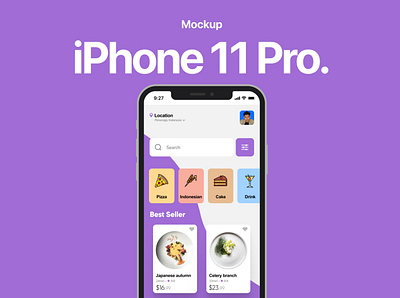 Mockup app branding design illustration ui ux