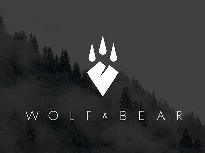 Wolf & Bear band bear logo paw symbology wolf
