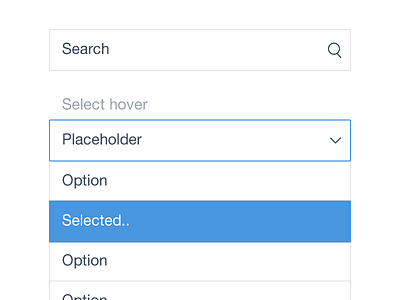Search, Combo/Select/Dopdown