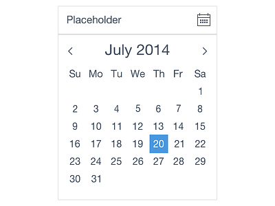 Calendar app calendar combo dropdown elements input mobile responsive search select style guide validation