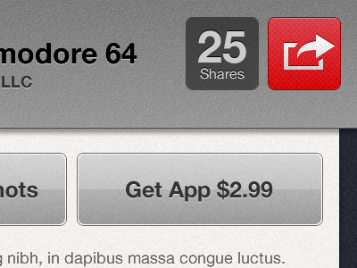 App Detail app button iphone ipod pixel textures ui