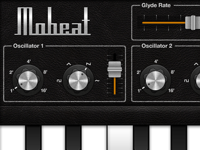 Controls - Mobeat app ios iphone ipod music synth synthesizer ui