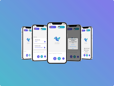 Translatein: Communicate Easier ios app design mobile app mobile app design translation app ui ui design uiux design