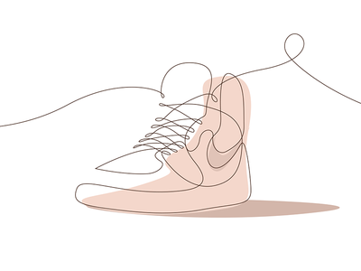 One line Air Jordan continous line jordan line art nike one line single line sneakers