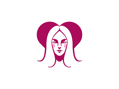 Beauty Woman Logo beautiful beauty beauty logo female female logo logo logoinspiration logos minimalist minimalist logo pink pink logo salon salon logo virgin woman woman logo