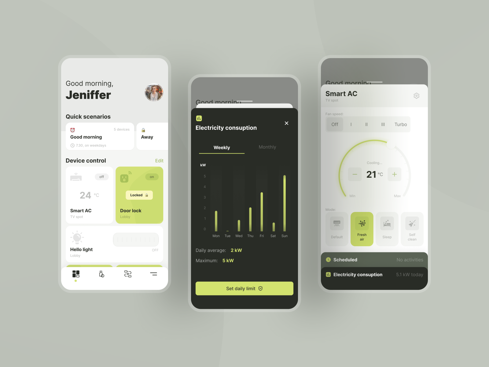 Smart home concept by Dmitriy Yakovlev on Dribbble