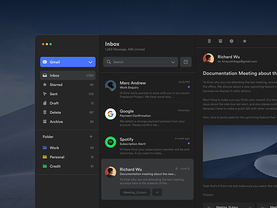 Nor Mail · Mailbox Concept Application