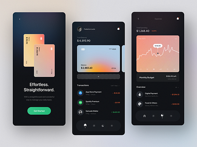 Capital · Finance Mobile App app bank banking banking app clean design finance finance app financial financial app fintech ios minimalist mobile mobile app mobile app design mobile design mobile ui ui ux