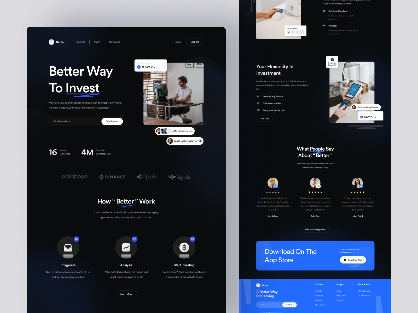 Better · Investment Landing Page by Satria Nayottama for Pickolab ...