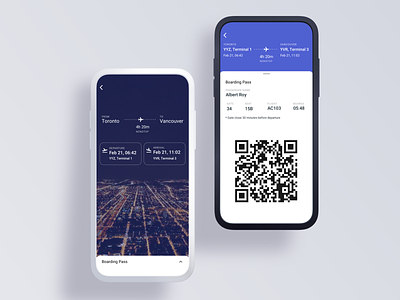 Boarding Pass boarding boardingpass design mobile design travel travel app ui uiux user experience user interface ux