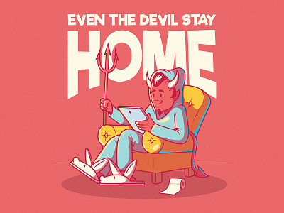 Cozy Devil branding character colors design funny graphic illustration inspiration logo vector