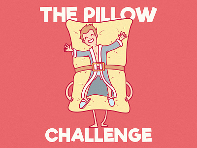 Pillow Challenge character comics design draw graphic illustration inspiration shirt vector work
