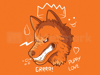 Puppy Love art branding character design design app design art gaming illustration logo poster shirt vector
