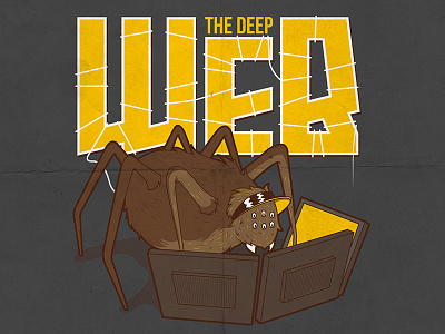 Deep Web art character colors comics cool design graphic poster shirt vector web