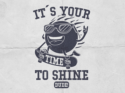 Time To Shine! art character colors comics cool design graphic inspiration poster shirt vector