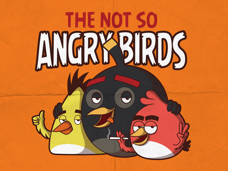 The Not so Angry Birds by Pedro Fernandes on Dribbble