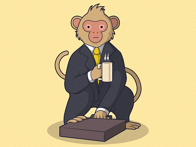 Monkey Business art cartoon character colors comics cool design graphic poster shirt vector