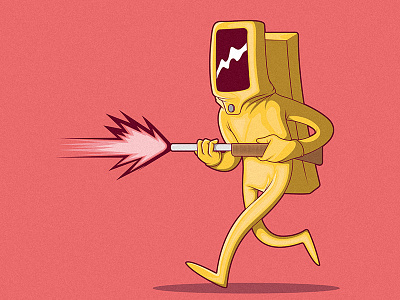 Radioactive Man art branding character colors comics cool design draw funny graphic icon illustration logo ui vector work