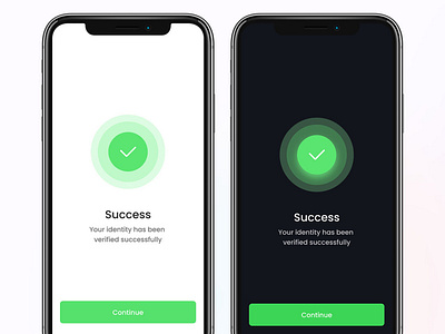 Mobile App UI screen for a successful action. by Isaac Ojo on Dribbble