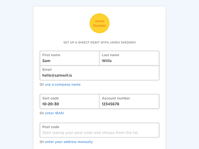 New payment page design! form payment page