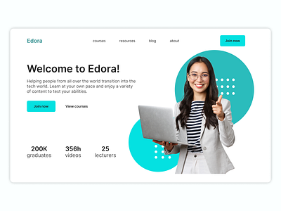 Edora courses it tech industry web design website