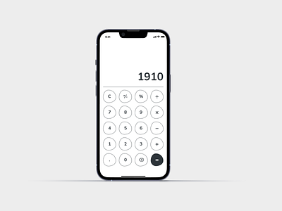 #DailyUI: 004 / Calculator 004 calculator dailyui design ui