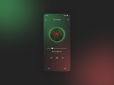 #DailyUI: 009 / Music Player 009 dailyui design music player ui