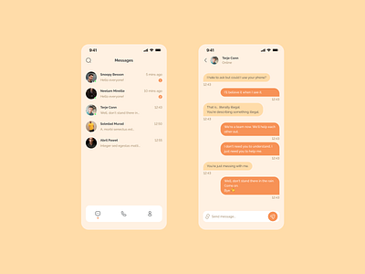 #DailyUI: 013 / Direct Messaging 013 dailyui design messanger ui