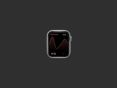 #DailyUI: 014 / Countdown Timer 014 dailyui design heartrate timer ui watchos