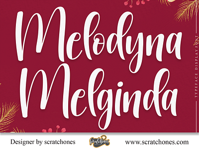 Melodyna Melginda | Script-Handwriting Font