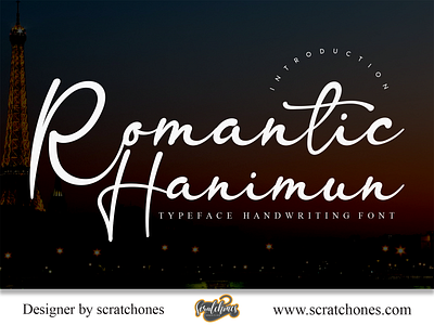 Romantic Hanimun | Script-Handwriting Font branding brush font calligraphy dafont design download font elegant free font hand writing handwriting handwritten illustration logo romantic font scratchones scratchones.com script vector wedding font