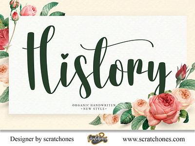 History | Script-Handwriting Font